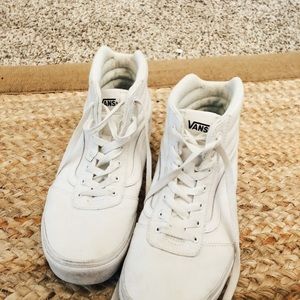 White High Top Vans